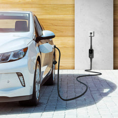 MEGEAR Level 1-2 J1772 EV Charger | 16 Amp | NEMA 6-20 Plug &Nema 5-15 Adapter