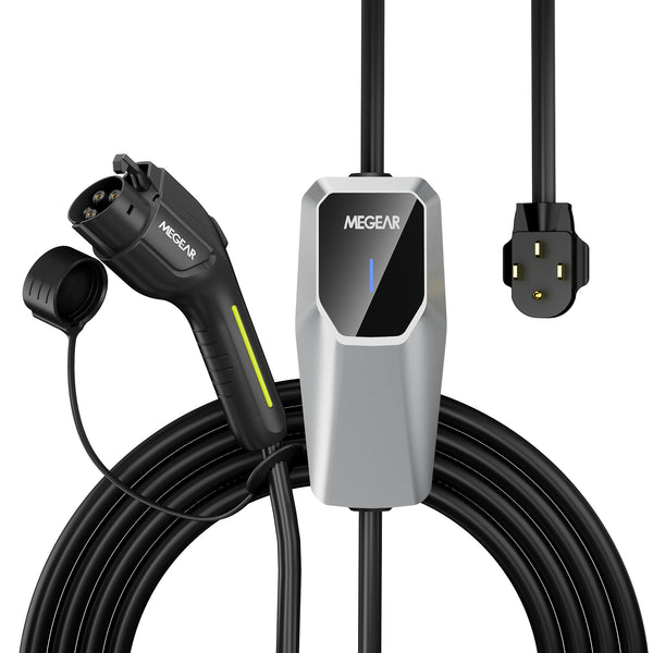 MEGEAR Level 2 J1772 EV Charger | 240V | 32 Amp | NEMA 14-50 Plug
