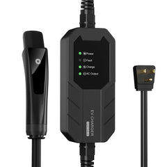 MEGEAR Level 1 Tesla EV Charger | 110V | 16 Amp | NEMA 5-15 Plug| 23FT
