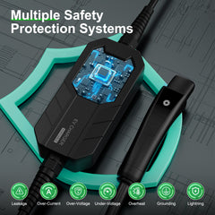 MEGEAR Level 1 Tesla EV Charger | 110V | 16 Amp | NEMA 5-15 Plug| 23FT