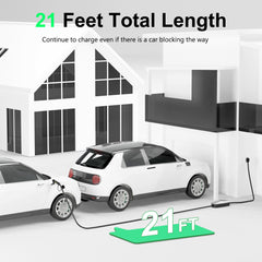 MEGEAR Level 2 J1772 EV Charger | 240V | 32 Amp | NEMA 14-50 Plug