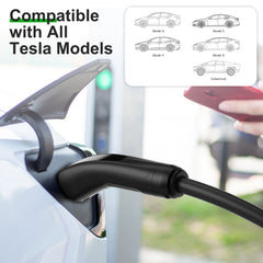 MEGEAR Level 1 Tesla EV Charger | 110V | 16 Amp | NEMA 5-15 Plug| 23FT