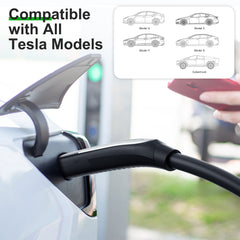 MEGEAR Level 1-2 Tesla EV Charger | 110-240V | 16 Amp | NEMA 6-20 Plug With Nema 5-15 Adapter